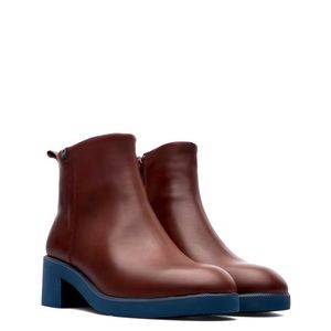 Camper Wonder Gore-Tex Boots - Waterproof, Burgundy Ankle Boots
